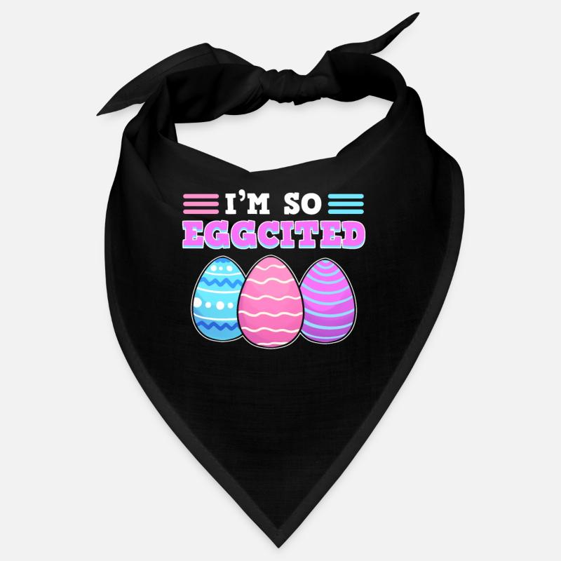 I'm So Eggcited Easter Bandana