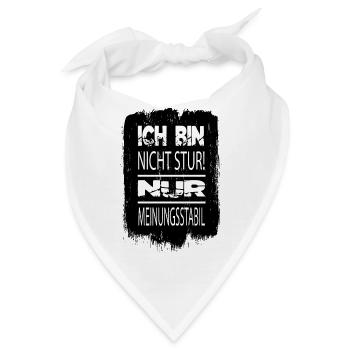 lustige narzisstische person angeber - Bandana - Weiß - Vorne