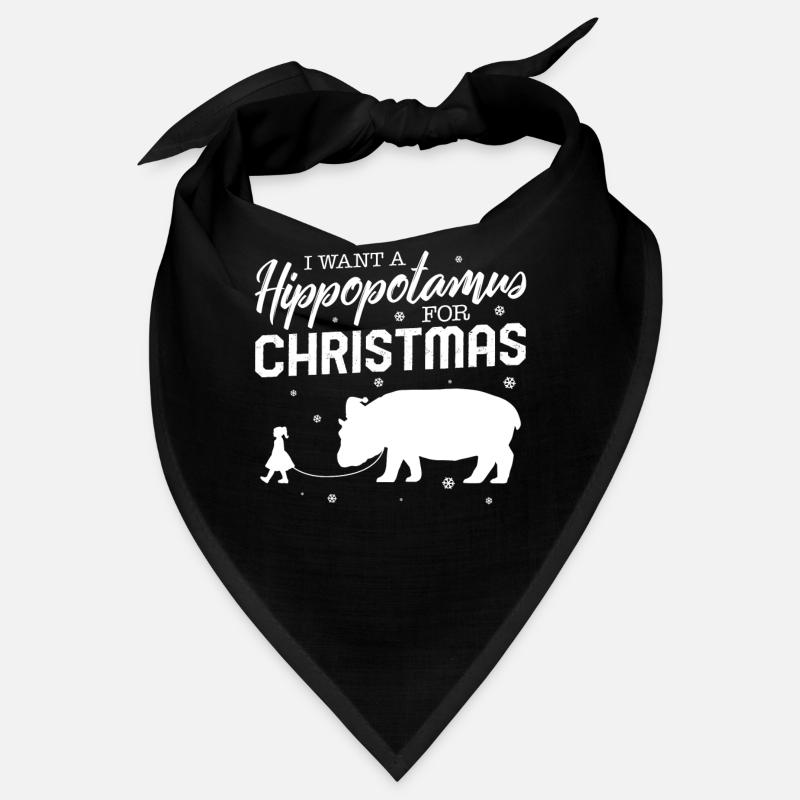 Weihnachtshemd, ich will ein Nilpferd für Bandana