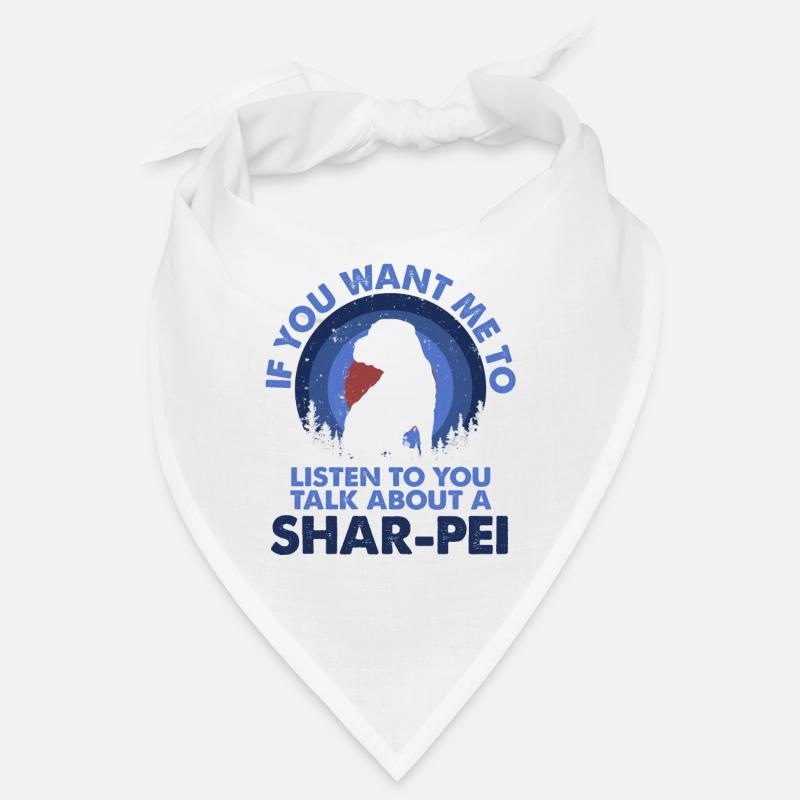 Talk about dog Shar-Pei Bandana
