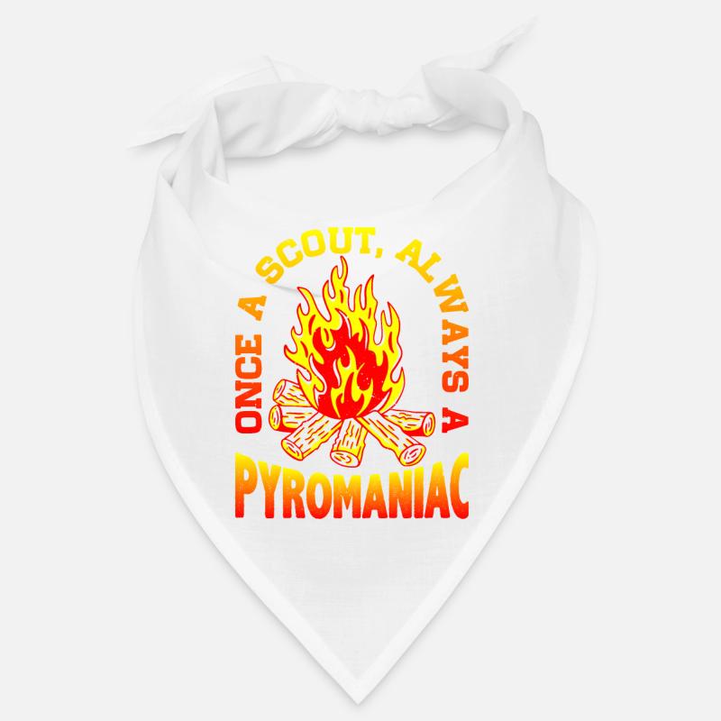 Once A Scout, Always A Pyromaniac 21 - Bandana - white