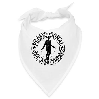 Lustiges Springseil Springseil Seilsprung Tricker - Bandana - Weiß - Vorne