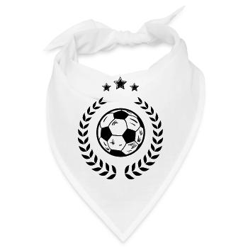 Fußball Soccer - Bandana - Weiß - Vorne