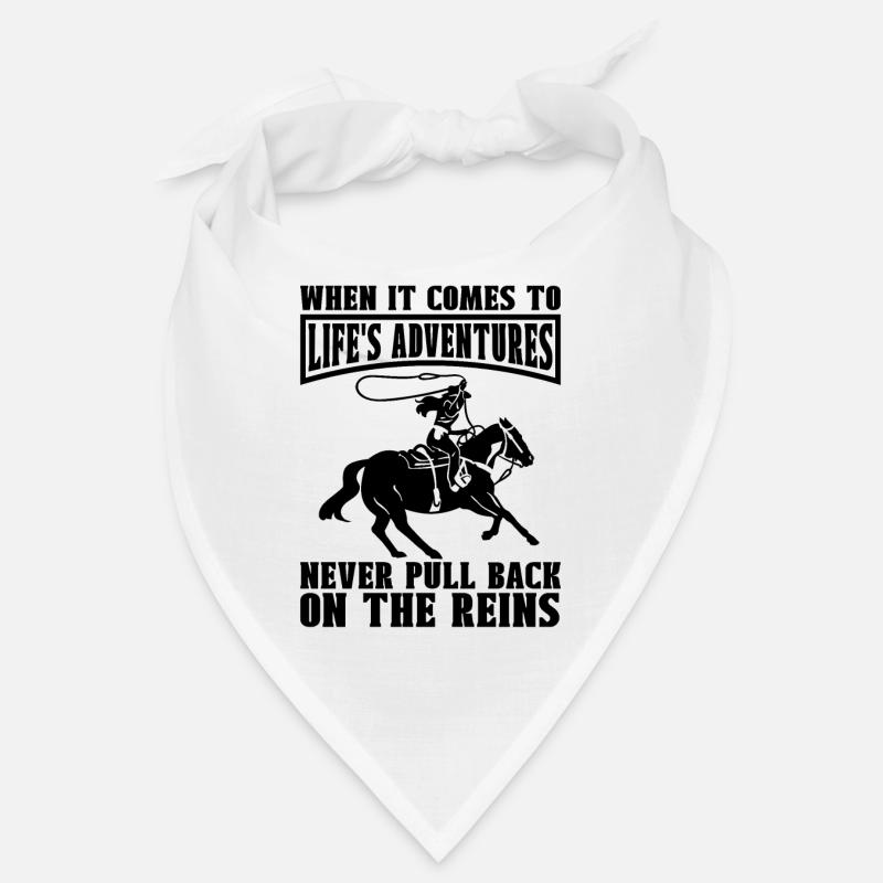 Quand il s’agit d’aimer les chevaux de rodéo Lutteur de bouvillon Bandana