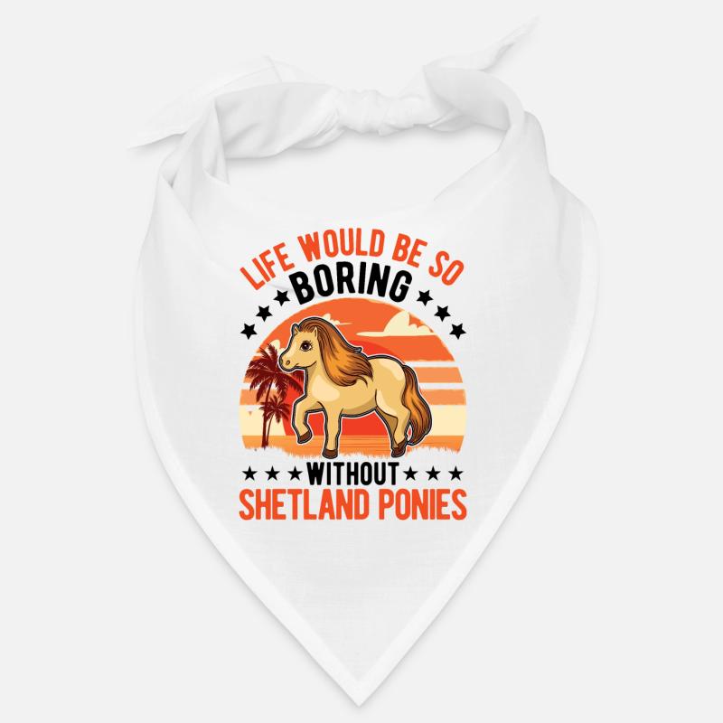 Shetland Pony Geschenk Shetty Bandana