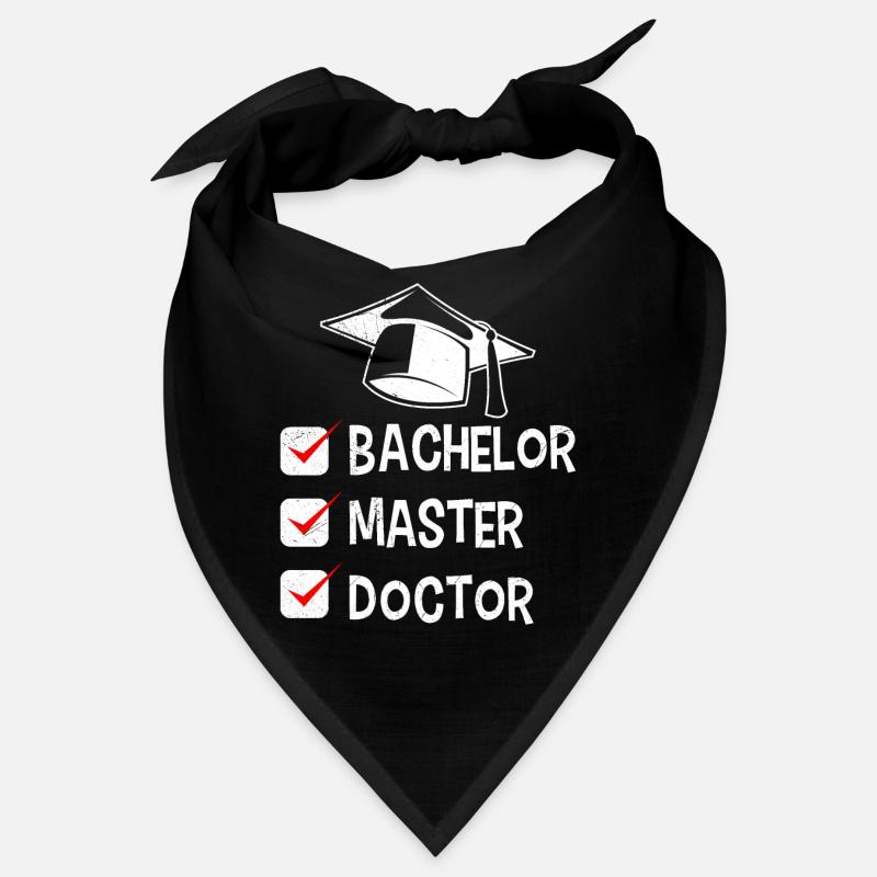 Endlich fertig ich bin Doktor Ph.D Doktortitel Bandana
