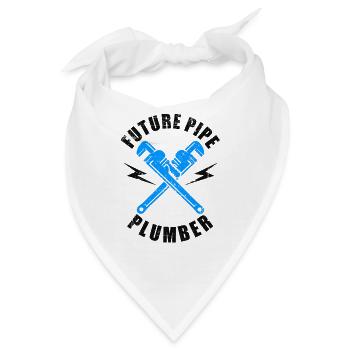 Sanitär Pipefitter Pipes Pipefitting Future Pipe - Bandana - Weiß - Vorne