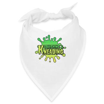 Schleim quetschen und kneten Schleim Splat Logo - Bandana - Weiß - Vorne
