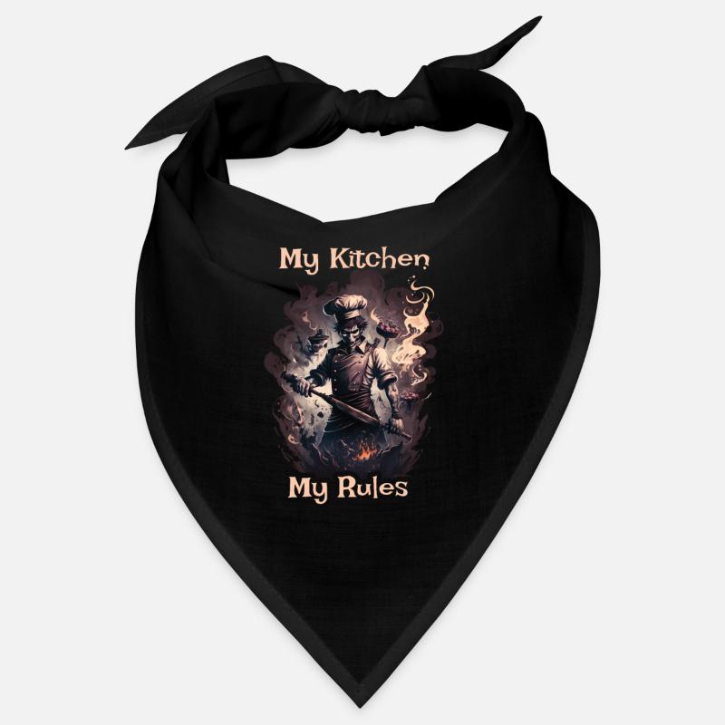 My kitchen My rules Home Gothic Cook Bandana