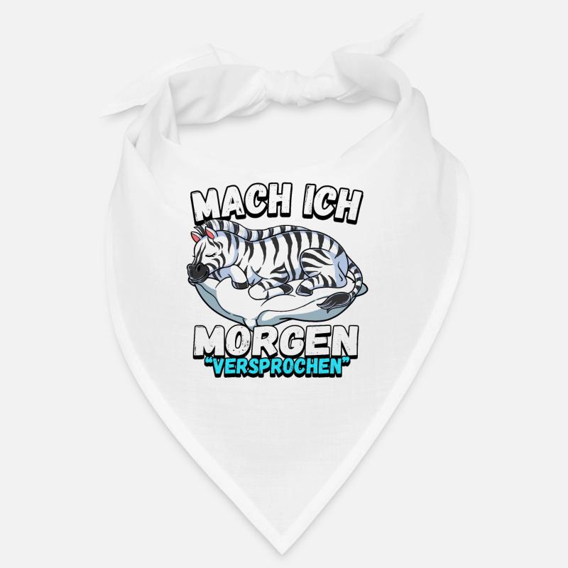 Mach Ich Morgen Versprochen Zebra Bandana