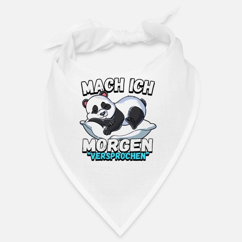 Mach Ich Morgen Versprochen Panda Bandana