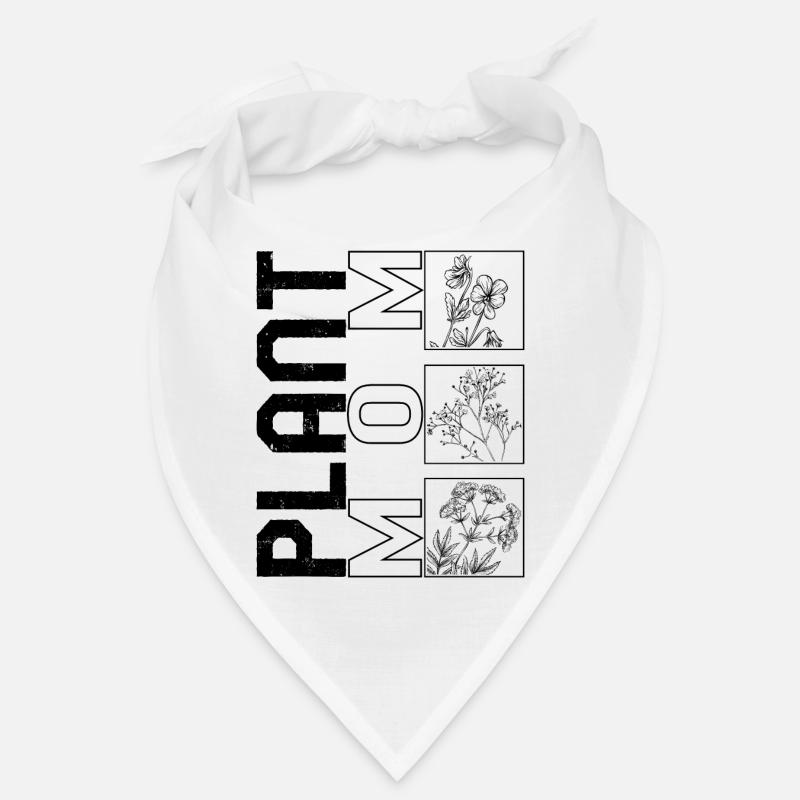 Mutterhemd, Pflanzenmutter Blumen Botaniker-Tee, Bandana