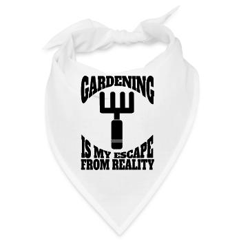 Gärtner Obstgarten Geschenk Hobbygärtner Garten - Bandana - Weiß - Vorne
