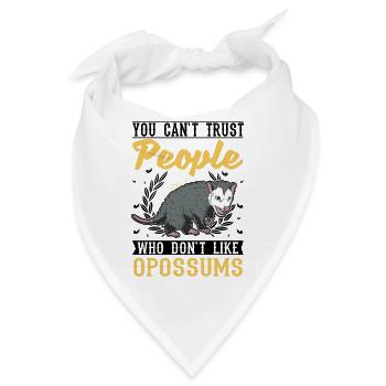 Opossum Geschenk Possum Beutelratte - Bandana - Weiß - Vorne