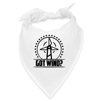 Got Wind Loves Renewable Energy Turbine Technician - Bandana - Weiß - Vorne