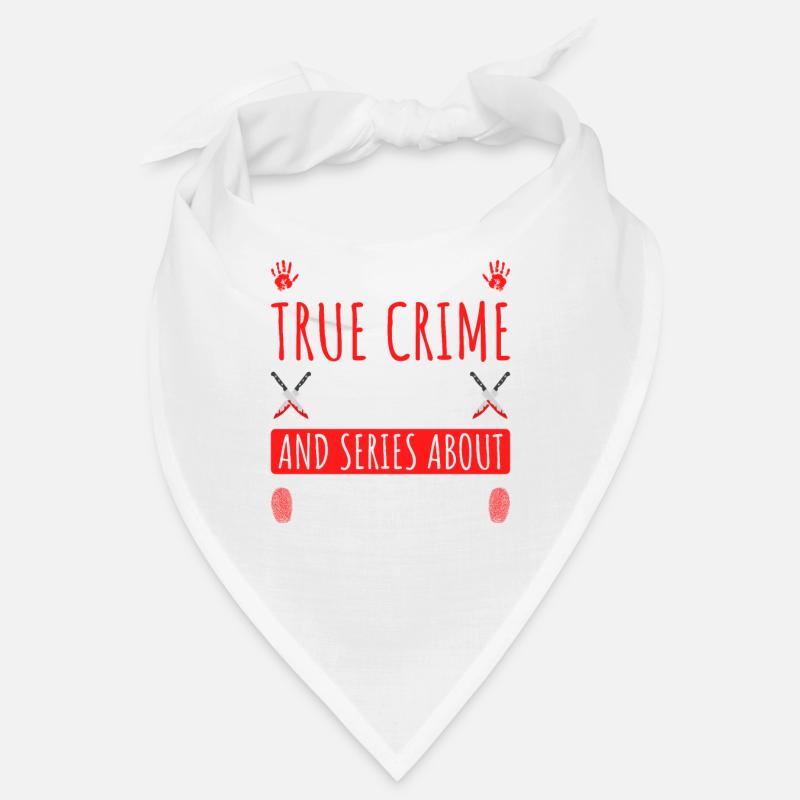 Obsessed by True Crime Series - Bandana - Weiß