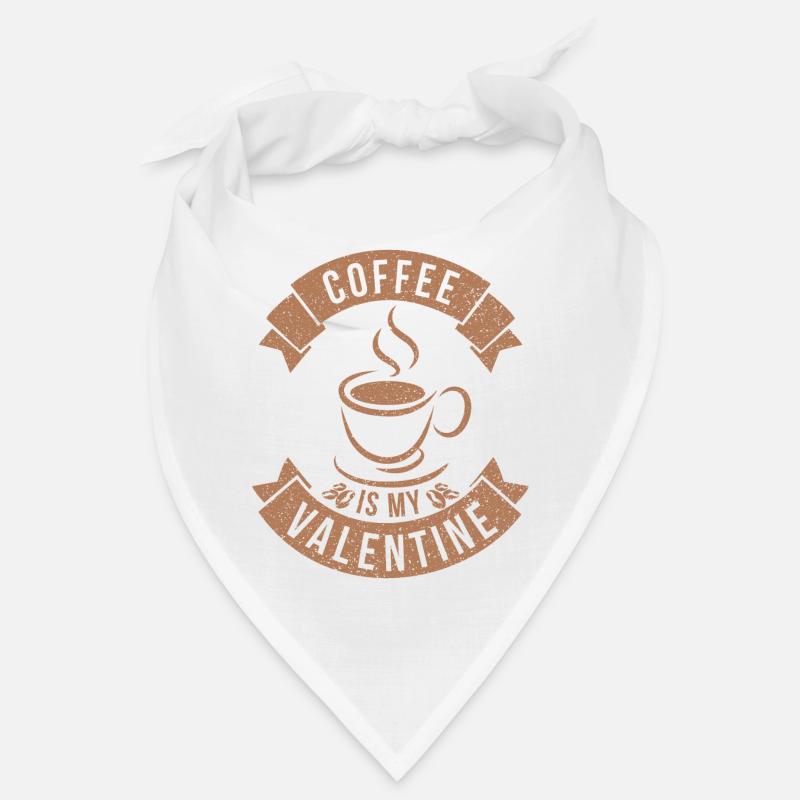 Le café est ma Saint-Valentin Bandana