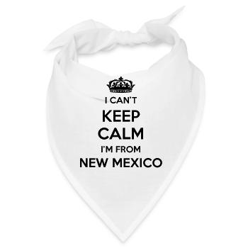 Ich Kann Nicht Ruhig Bleiben - New Mexico - Bandana - Weiß - Vorne