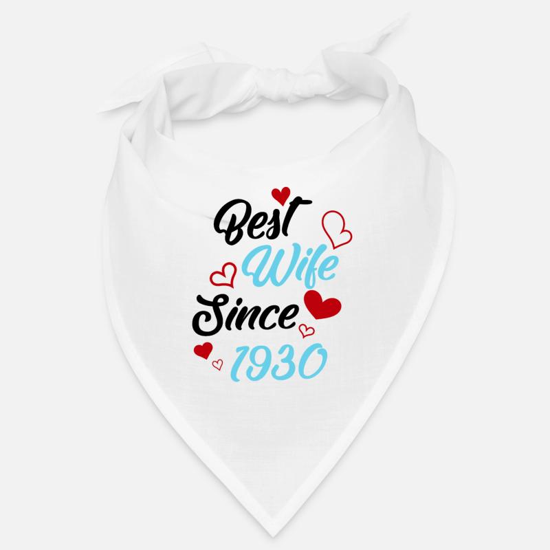 Jubiläum Trauerbeste Ehefrau seit 1930 Hochzeit Bandana