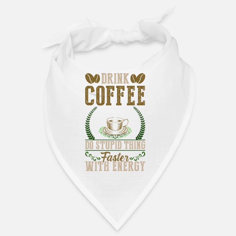 Drink coffee, make energy fast Bandana