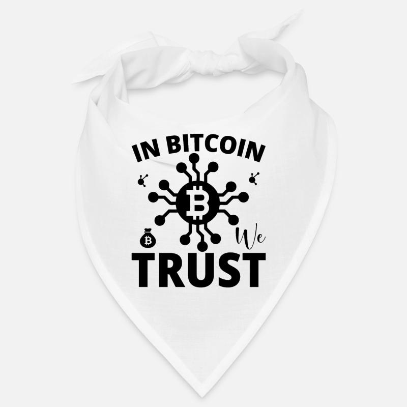Bitcoin Spruch - Bandana - Weiß