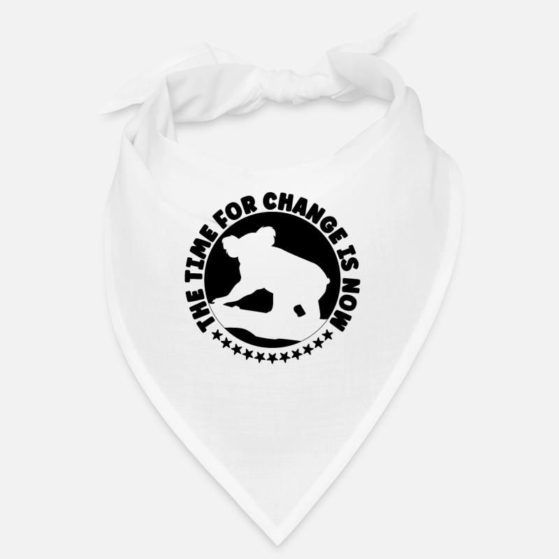The Time For Retro Climate Environmental Advocate Bandana