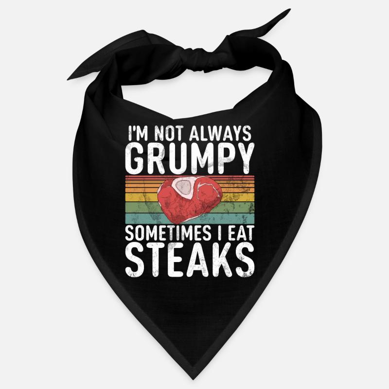 Steak Lover Steak Geschenk Bandana