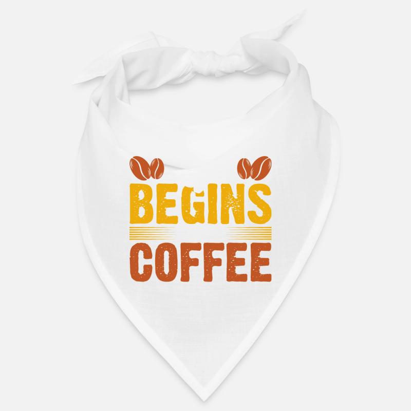 Das Leben Beginnt Nach Dem Kaffee Bandana