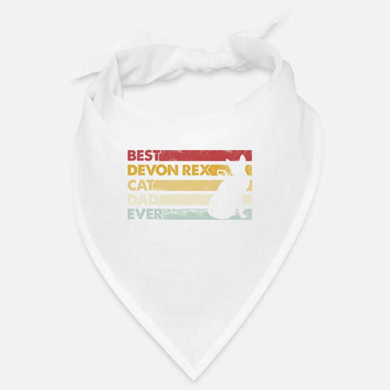 Bester Vater Aller Zeiten - Devon Rex Cat Bandana