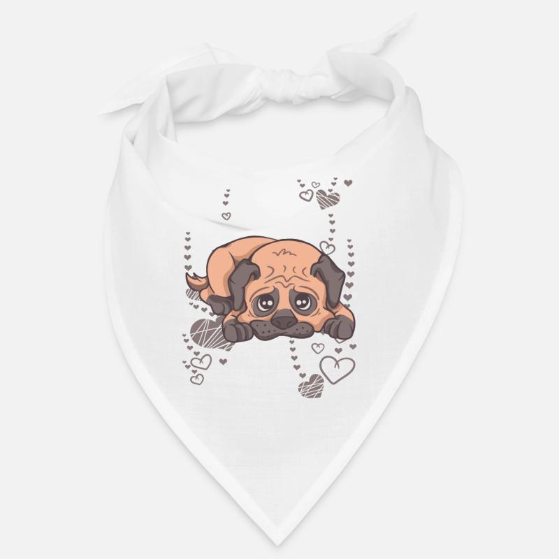 trauriger Hund Bandana