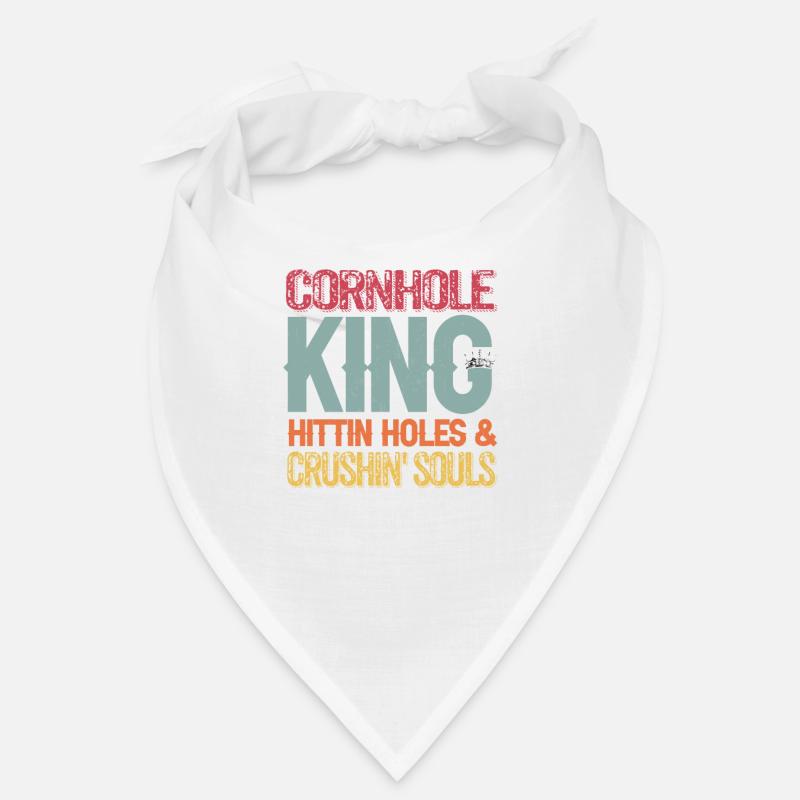 Cornhole King trous de hittin et âmes écrasées Bandana