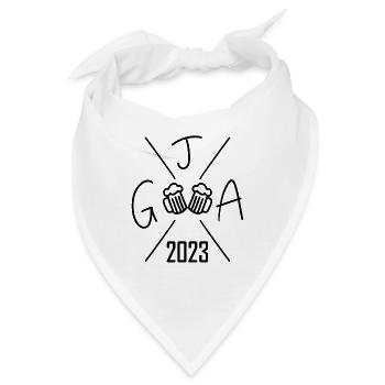 2023 Junggesellenabschied - Bandana - Weiß - Vorne