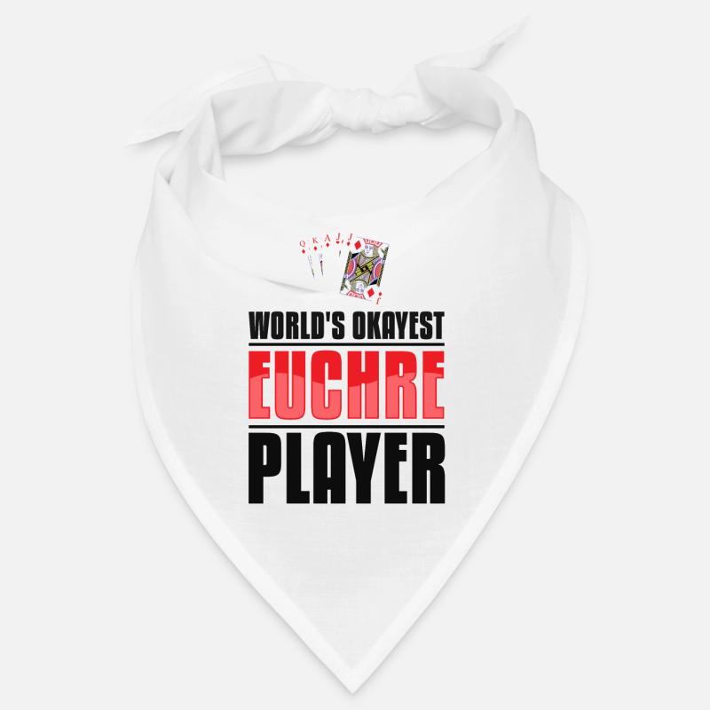 Okayest Euchre Player - Euchre Player Card Game Bandana
