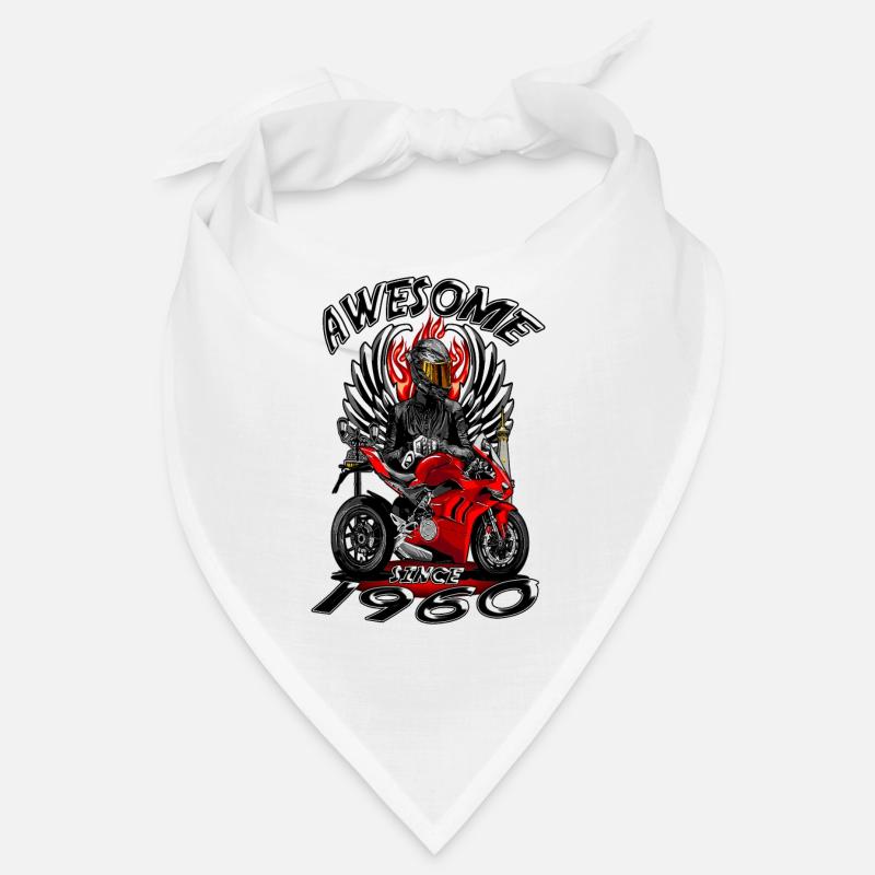 Awesome since 1960, Biker Geburtstag Bandana