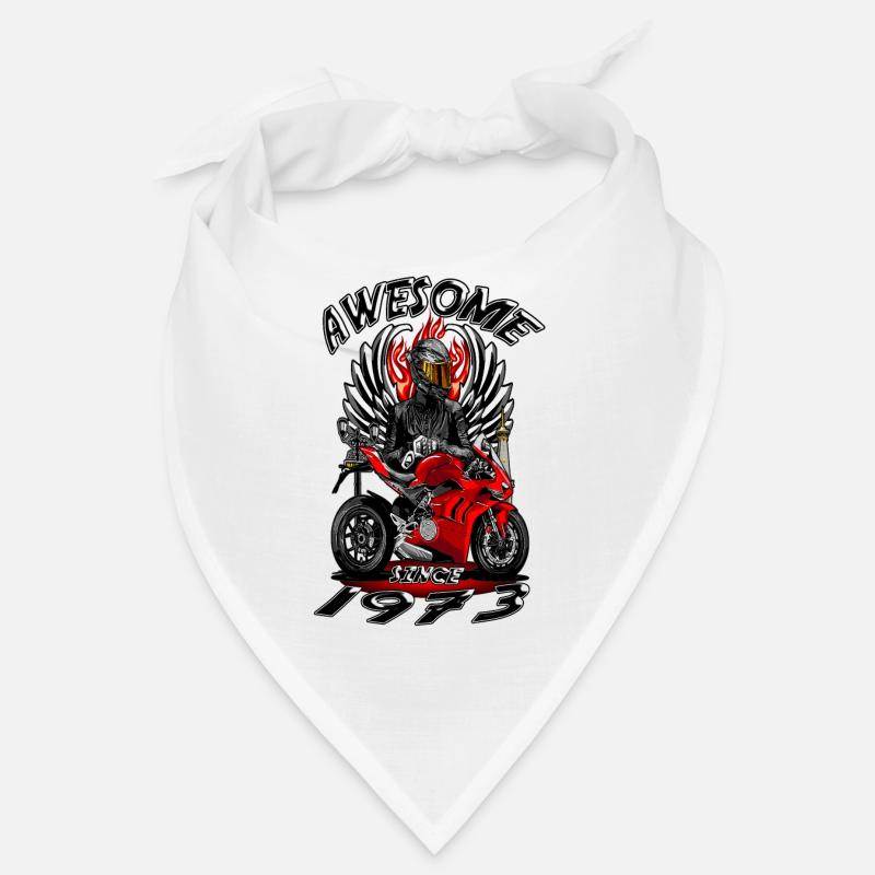 Awesome since 1973, Biker Geburtstag Bandana