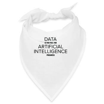 Künstliche Intelligenz Fortschritt Maschinelles - Bandana - Weiß - Vorne