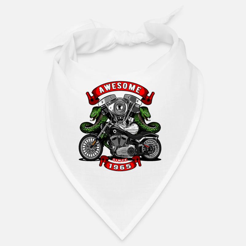 Awesome since 1965, Biker Geburtstag Bandana