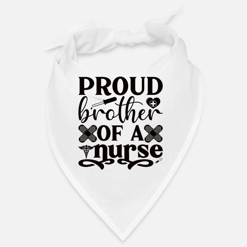 Bruder Einer Krankenschwester Krankenpflegerin Bandana