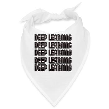 Deep Learning Machine Learning AI KI - Bandana - Weiß - Vorne