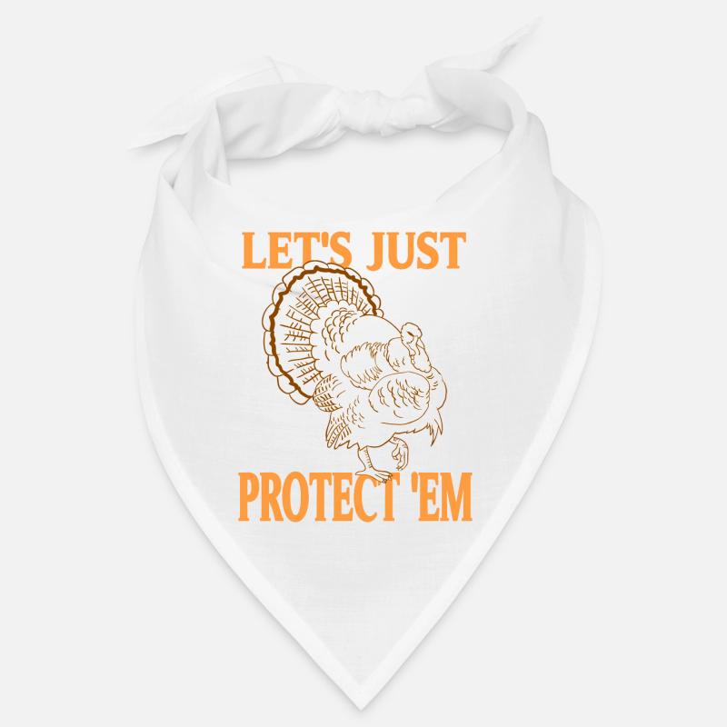 Protégeons-les simplement dinde rétro Animal Lover Bandana