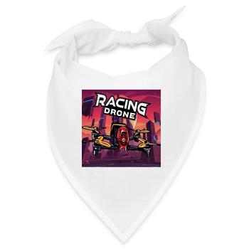 Drone Racing Drone Renn Drohne FPV - Bandana - Weiß - Vorne