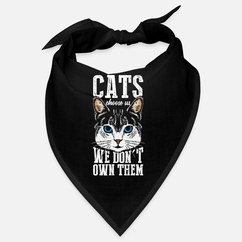 Cats choose us, we don't own them Bandana