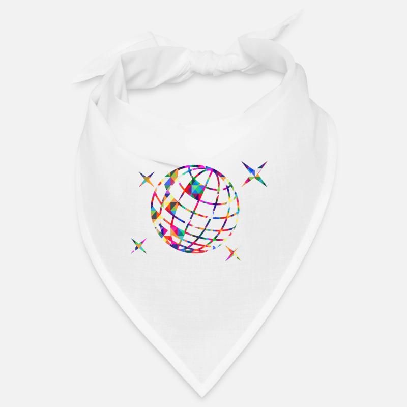 Diskokugel Mosaik Bunt Bandana