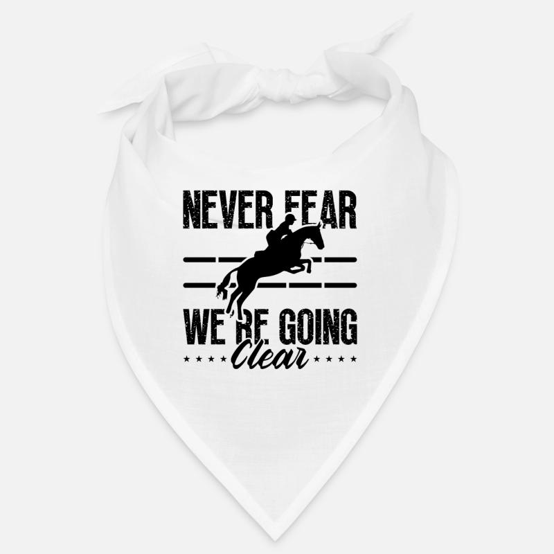 N’ayez pas peur que nous soyons des chevaux de saut d’obstacles cavaliers Bandana