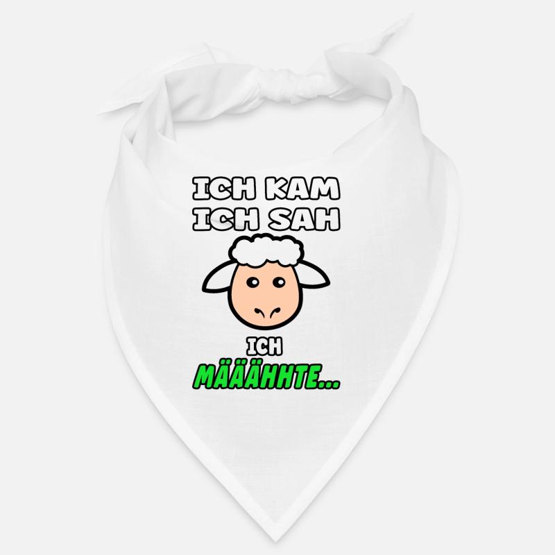 Schäfchen Spruch - Lustiges Design mit Schaf Bandana