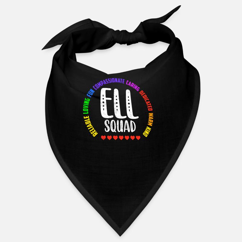 ELL Squad School Assistant Humor Englisch Bandana