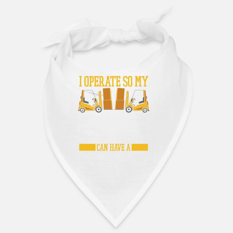 Forklift Forklift Driver Cat Bandana