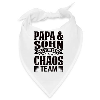 Papa und Söhne Sohn Vater Sohn - Bandana - Weiß - Vorne