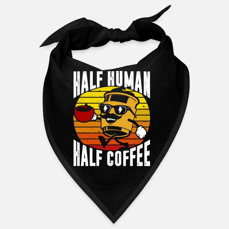 Half human half coffee Bandana