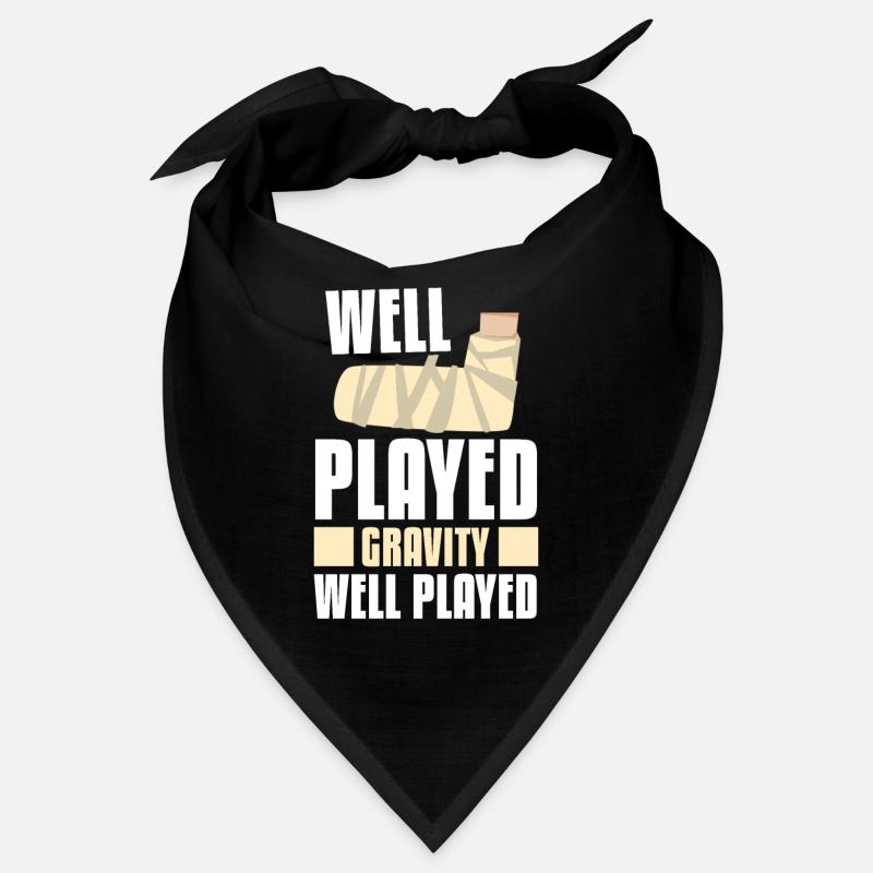 Gut Gespielte Schwerkraft Knochen Ellbogen Hand Bandana
